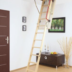 Scara acces pod Fakro LWS Smart lemn