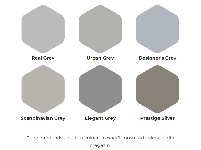 Culori Vopsea decorativa tip beton Oskar Beton efect 10L