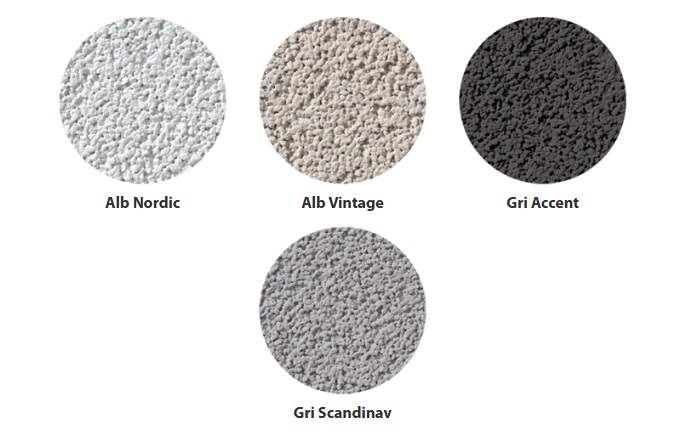 culori Disponibile Tencuiala decorativa Danke Kontur 25 kg